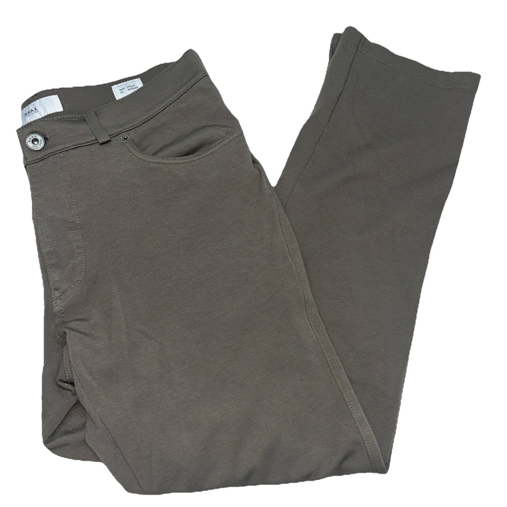 Brax‎ Pants Mens Dark Gray Chuck Modern Fit 5 Pocket Hi-Flex Stretch Feel Good